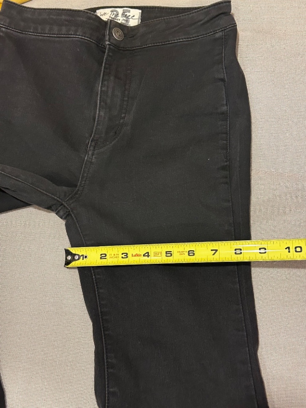 We The Free Extreme Flare High Rise Raw Hem Jeans Black - Picture 9 of 12